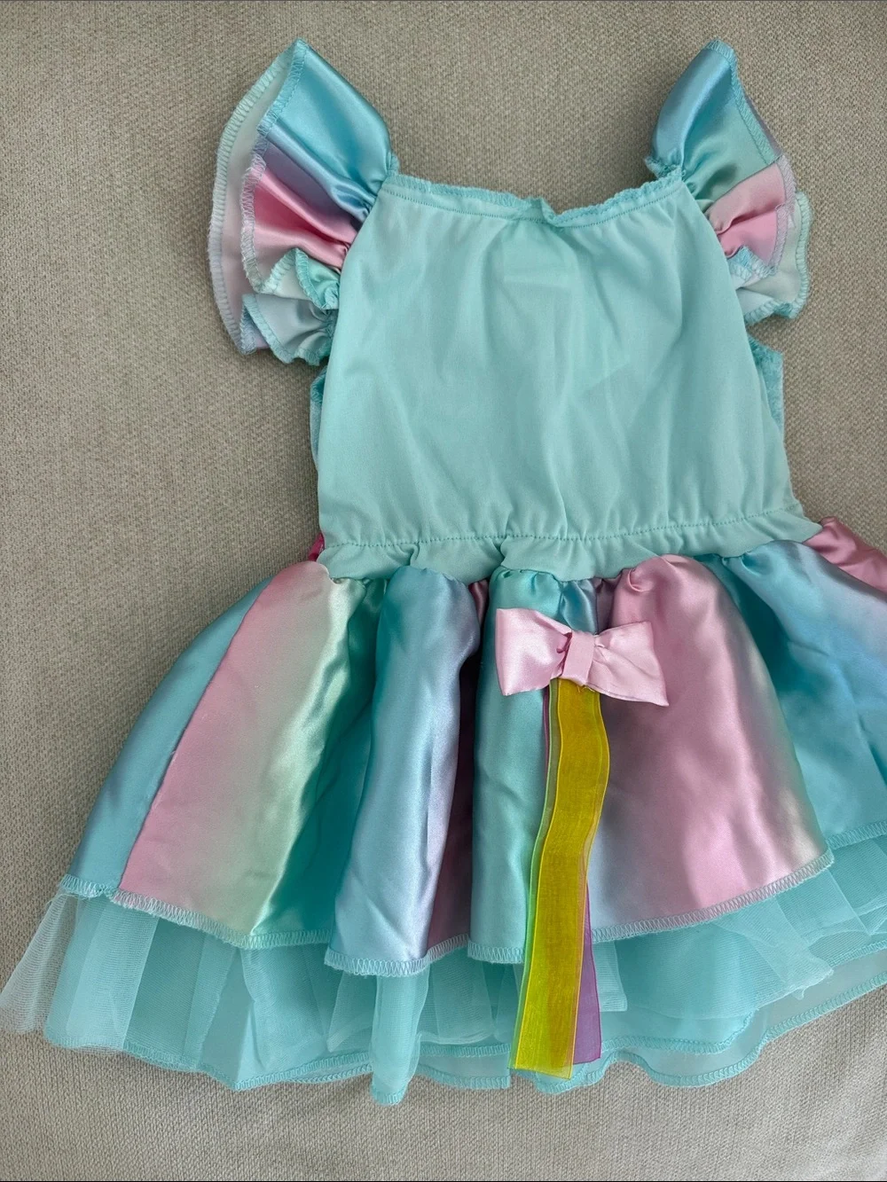 Peppa Pig Pink & Aqua Pastel Unicorn Costume Dress with Headpiece